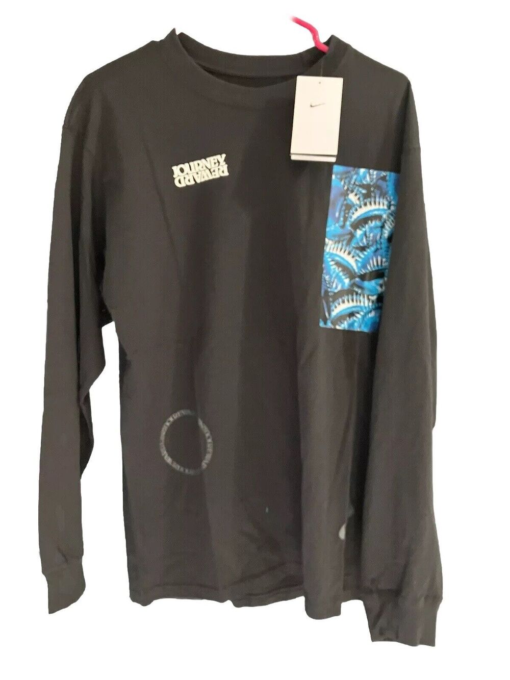 NIKE KYRIE IRVING JOURNEY REWARD FLYTRAP [DV9725 010] LONG SLEEVE SHIRT SZ Small